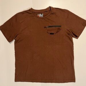 Earthy Brown Cotton Jersey Shirt